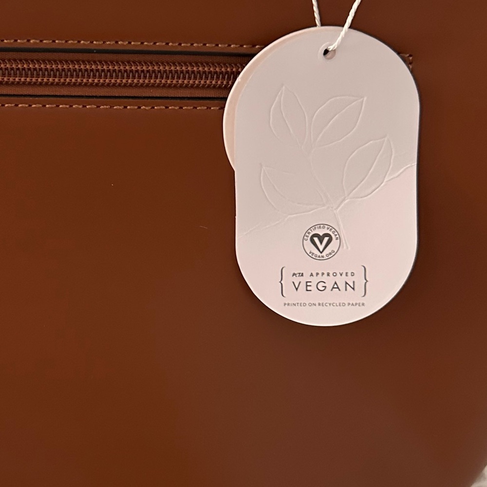 Elegant Tan and Brown Women's Handbag - Picture 2 of 3